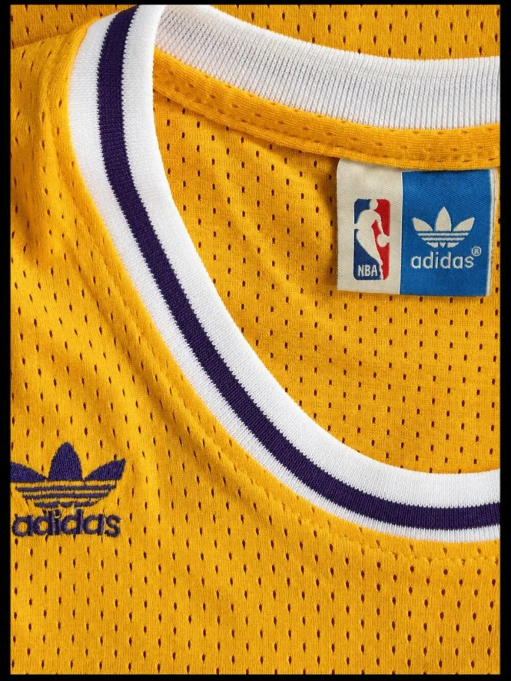 Adidas Kobe Bryant #8 Lakers Jersey Gold Purple Hardwood Classics Swingman L